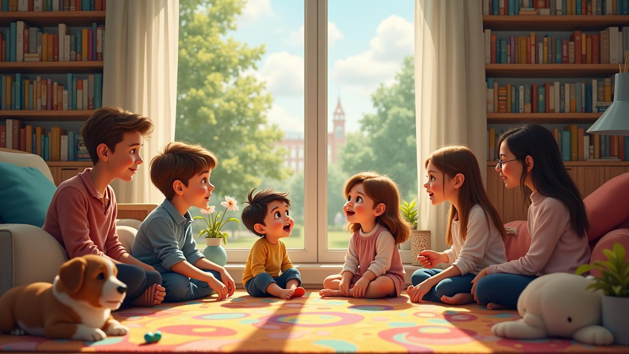 Семейные игры для развития коммуникативных навыков и эмпатии у детей.
