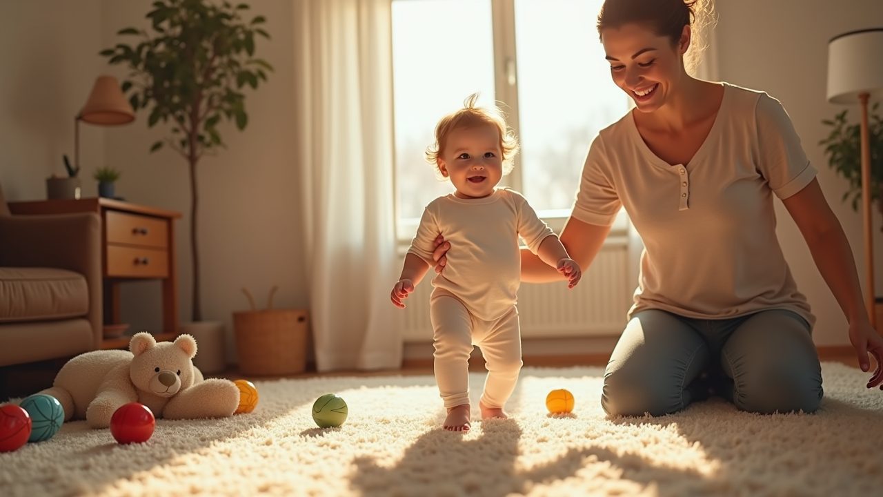 Полезные советы и упражнения для родителей, которые помогут малышу сделать первые шаги. Узнайте, как правильно учить ребенка ходить.